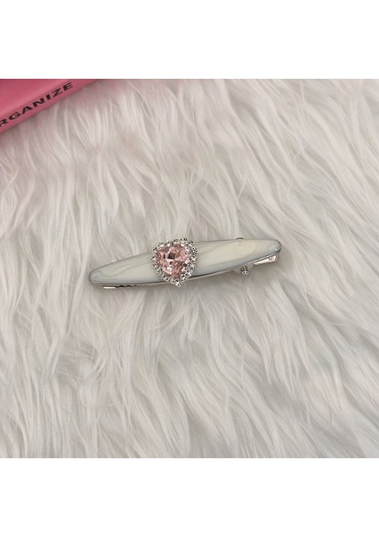 Basit ve Sevimli Metal Pembe Saç Tokası, Üst Düzey Ördek Gagası Klibi, Kafa Bandı Klibi (Yurt Dışından)