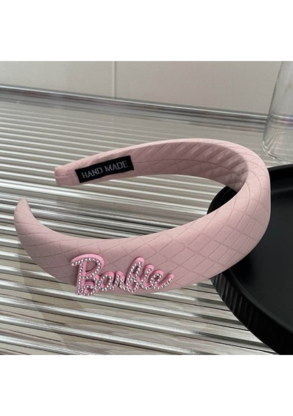 2024 Ilkbahar ve Yaz Pembe Yüksek Kafatası Bandı Headdress Tatlı ve Sevimli Kafa Bandı Basit Saç Aksesuarı (Yurt Dışından)