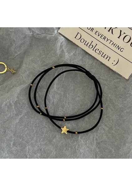 Kalın Saç Bağı, Kore Tarzı Üst Düzey Kafa Bandı, Ilkbahar ve Yaz 2024 Yeni Stil, Yüksek Elastikiyetli Lastik Bant (Yurt Dışından)