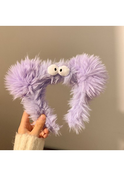 Yeni Sevimli Karikatür Yüz Yıkama Bandı ve Kafa Bandı, Yüz Yıkama Maskesi Kafa Bandı, Kaymaz Peluş Kafa Bandı (Yurt Dışından)