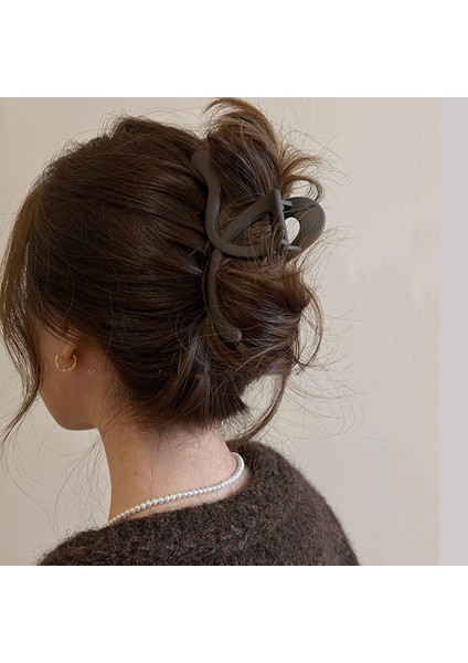 2024 Yeni Buzlu Dalga Klipsi, High-End Köpekbalığı Klipsi Saç Aksesuarları (Yurt Dışından)