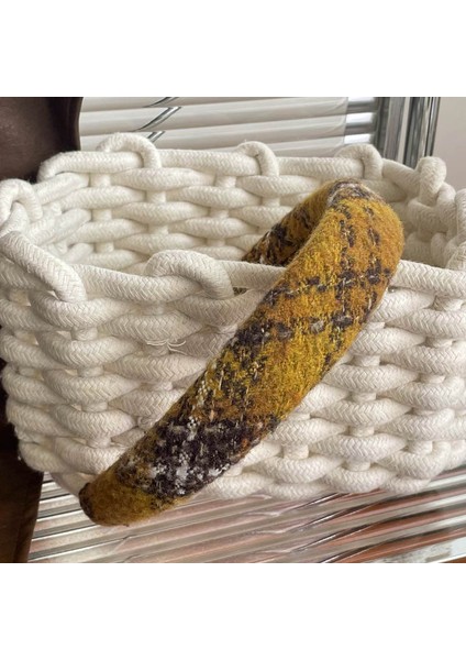 Ilkbahar ve Yaz Şampanyası Maillard Yüksek Kafatası Saten Kafa Bandı, Üst Düzey Kadın Sünger Kafa Bandı, Yeni Geniş Kenarlı Saç Demeti Kafa Bandı (Yurt Dışından)