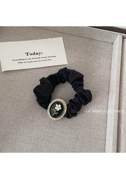 Kalın Saç Bağı, Kore Tarzı Üst Düzey Kafa Bandı, Ilkbahar ve Yaz 2024 Yeni Stil, Yüksek Elastikiyetli Lastik Bant (Yurt Dışından)