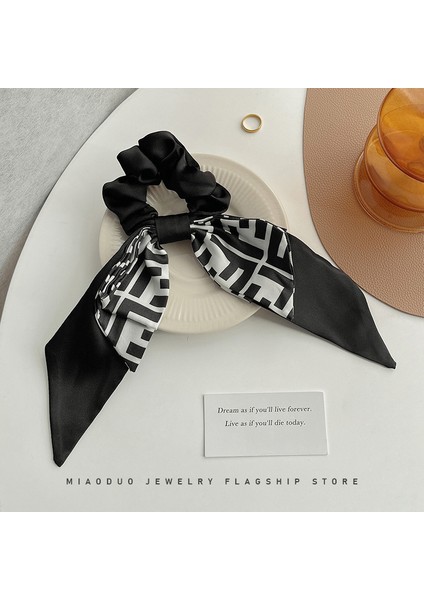 Saten Kabarıklık, Siyah Mizaç Klibi, Başın Arkasında Saç Tokası Saç Aksesuarları (Yurt Dışından)