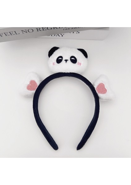 Yeni Sevimli Karikatür Yüz Yıkama Bandı ve Kafa Bandı, Yüz Yıkama Maskesi Kafa Bandı, Kaymaz Peluş Kafa Bandı (Yurt Dışından)