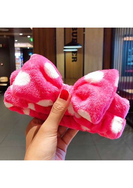 Yüz Yıkama Bandı Yumuşak Sıcak Mercan Polar Hayvan Kulaklar Bayanlar Kafa Bandı Kızlar Başörtüsü Moda Saç Aksesuarları (Yurt Dışından)