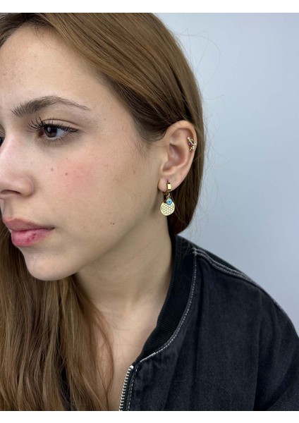 , Duyarlılık Etiketi ve Xxx Sallantılı Model, Hayat Ağacı Ve Göz, Paslanmaz Çelik Küpe 80, Altın Renk fiyatları