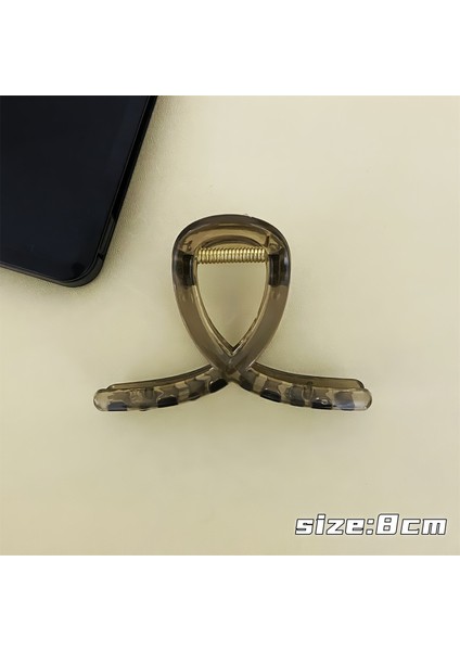 Buzlu Saç Tokaları, Üst Düzey Saç Tokaları, Saç Tokaları, Büyük Saç Hacmine Sahip Köpekbalığı Tokaları (Yurt Dışından)