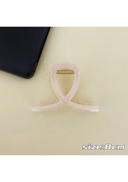 Buzlu Saç Tokaları, Üst Düzey Saç Tokaları, Saç Tokaları, Büyük Saç Hacmine Sahip Köpekbalığı Tokaları (Yurt Dışından)