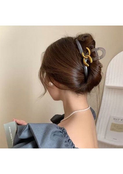 2024 Yeni Buzlu Dalga Klipsi, High-End Köpekbalığı Klipsi Saç Aksesuarları (Yurt Dışından)