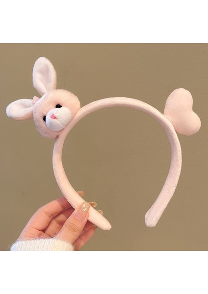 Yeni Sevimli Karikatür Yüz Yıkama Bandı ve Kafa Bandı, Yüz Yıkama Maskesi Kafa Bandı, Kaymaz Peluş Kafa Bandı (Yurt Dışından)