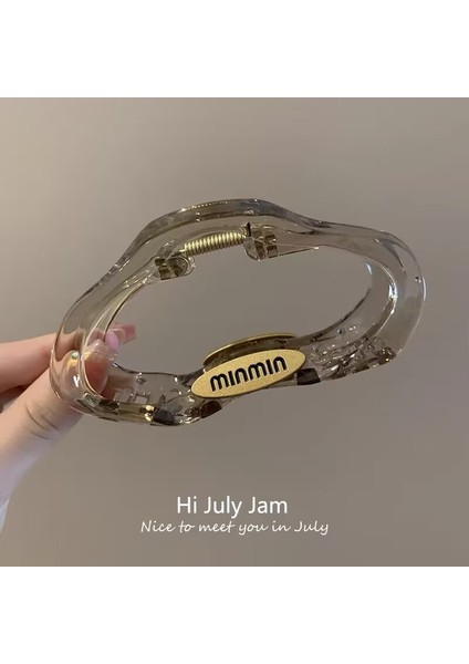 2024 Yeni Buzlu Dalga Klipsi, High-End Köpekbalığı Klipsi Saç Aksesuarları (Yurt Dışından)