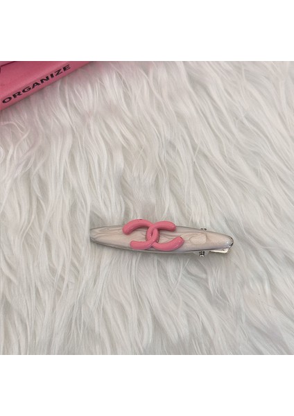 Basit ve Sevimli Metal Pembe Saç Tokası, Üst Düzey Ördek Gagası Klibi, Kafa Bandı Klibi (Yurt Dışından)