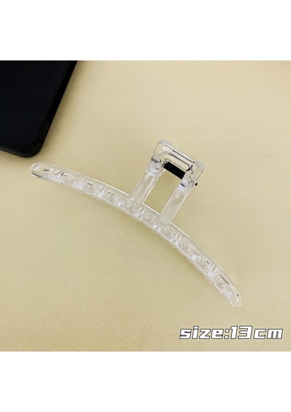 Buzlu Saç Tokaları, Üst Düzey Saç Tokaları, Saç Tokaları, Büyük Saç Hacmine Sahip Köpekbalığı Tokaları (Yurt Dışından)