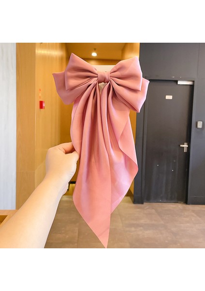 Saten Kabarıklık, Siyah Mizaç Klibi, Başın Arkasında Saç Tokası Saç Aksesuarları (Yurt Dışından)