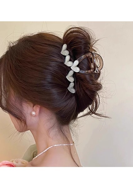 2024 Yeni Buzlu Dalga Klipsi, High-End Köpekbalığı Klipsi Saç Aksesuarları (Yurt Dışından)