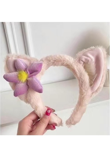 Yeni Sevimli Karikatür Yüz Yıkama Bandı ve Kafa Bandı, Yüz Yıkama Maskesi Kafa Bandı, Kaymaz Peluş Kafa Bandı (Yurt Dışından)