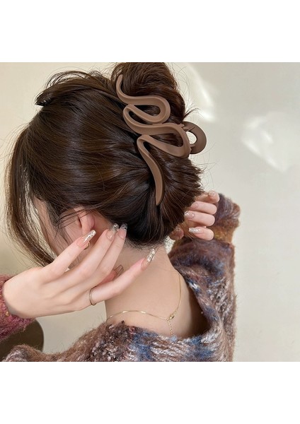 2024 Yeni Buzlu Dalga Klipsi, High-End Köpekbalığı Klipsi Saç Aksesuarları (Yurt Dışından)