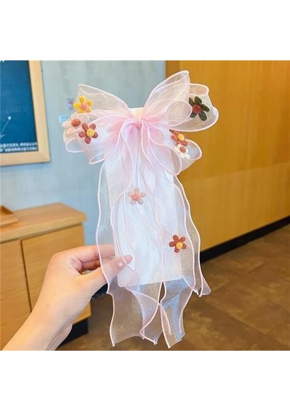 Çocuk Flama Saç Tokası Elsa Buz ve Kar Başlığı Süper Prenses Elsa Saç Aksesuarı (Yurt Dışından)