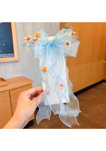 Çocuk Flama Saç Tokası Elsa Buz ve Kar Başlığı Süper Prenses Elsa Saç Aksesuarı (Yurt Dışından)