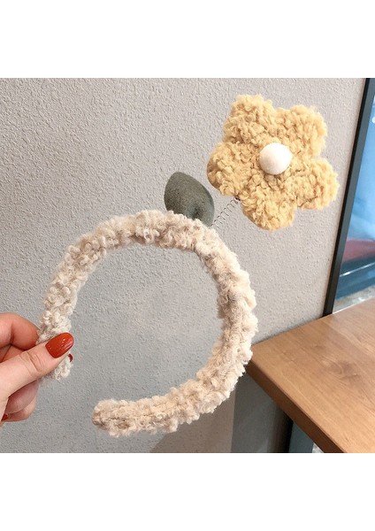 Yeni Sevimli Karikatür Yüz Yıkama Bandı ve Kafa Bandı, Yüz Yıkama Maskesi Kafa Bandı, Kaymaz Peluş Kafa Bandı (Yurt Dışından)