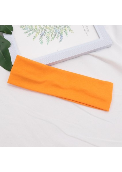 Elastik Pamuklu Saç Bandı, Şık Saç Bandı, Kadın Katı Koşu Spor Yoga Saç Bandı, Elastik Makyaj Saç Aksesuarları (Yurt Dışından)