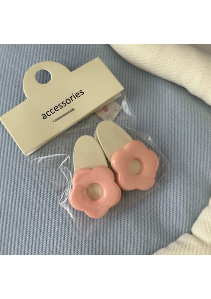 Sevimli Pembe Çocuk Saç Tokası Patlama Yan Ördek Gagası Klibi Dopamin Saç Aksesuarları (Yurt Dışından)