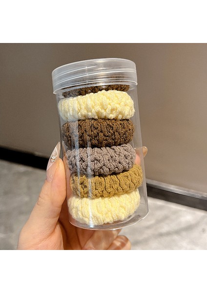 Cesur ve Kalınlaştırılmış Yüksek At Kuyruğu Saç Ipi, Yüksek Elastik Kafa Ipi, 2024 Yeni Üst Düzey Saç Bandı, Saç Tokası Kafa Bandı (6 Adet/kutu) (Yurt Dışından)