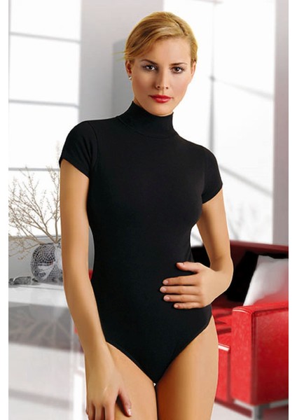 Balıkçı Yaka Kısa Kollu Body 4056 fiyatları