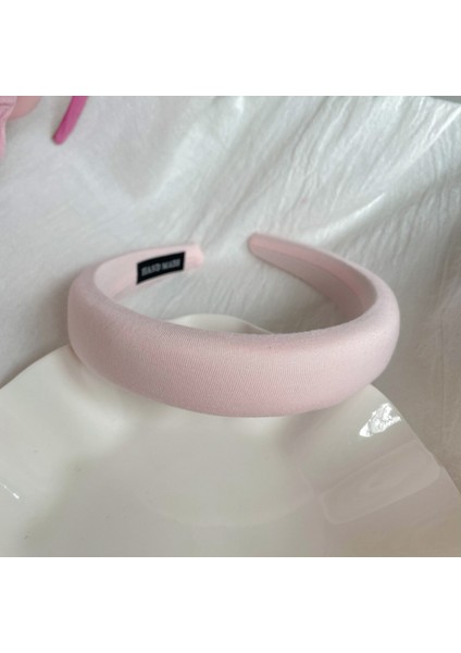 2024 Ilkbahar ve Yaz Pembe Yüksek Kafatası Bandı Headdress Tatlı ve Sevimli Kafa Bandı Basit Saç Aksesuarı (Yurt Dışından)