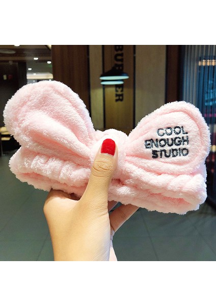 Yüz Yıkama Bandı Yumuşak Sıcak Mercan Polar Hayvan Kulaklar Bayanlar Kafa Bandı Kızlar Başörtüsü Moda Saç Aksesuarları (Yurt Dışından)