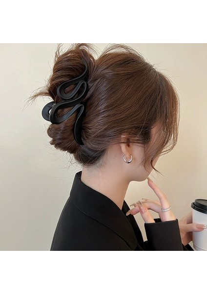 2024 Yeni Buzlu Dalga Klipsi, High-End Köpekbalığı Klipsi Saç Aksesuarları (Yurt Dışından)