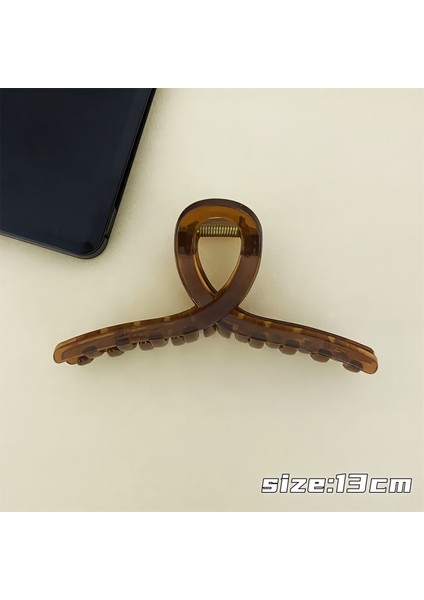 Buzlu Saç Tokaları, Üst Düzey Saç Tokaları, Saç Tokaları, Büyük Saç Hacmine Sahip Köpekbalığı Tokaları (Yurt Dışından)