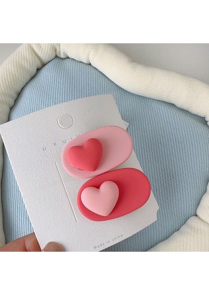 Sevimli Pembe Çocuk Saç Tokası Patlama Yan Ördek Gagası Klibi Dopamin Saç Aksesuarları (Yurt Dışından)