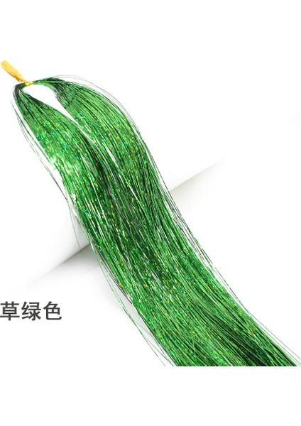 Glitter Saç Tinsel Seti Gökkuşağı Bayan Renkli Parıltılı, Bling Saç Örgü Aksesuarları (Yurt Dışından)