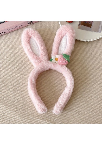 Yeni Sevimli Karikatür Yüz Yıkama Bandı ve Kafa Bandı, Yüz Yıkama Maskesi Kafa Bandı, Kaymaz Peluş Kafa Bandı (Yurt Dışından)