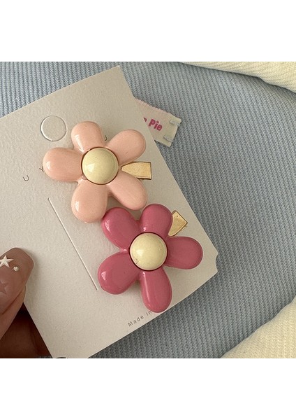 Sevimli Pembe Çocuk Saç Tokası Patlama Yan Ördek Gagası Klibi Dopamin Saç Aksesuarları (Yurt Dışından)