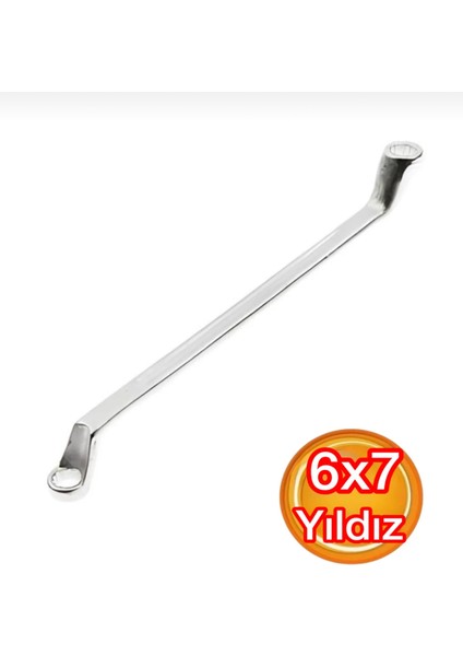 Iki Ağız Yıldız Anahtar 6x7 mm