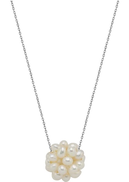 14 Ayar Altın 3 mm Doğal İnci Kolye