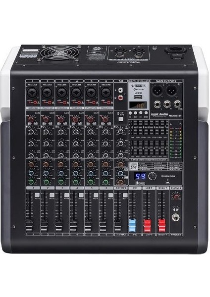 Pro-M 808P 8 Kanal Power Mikser - Gold Audio