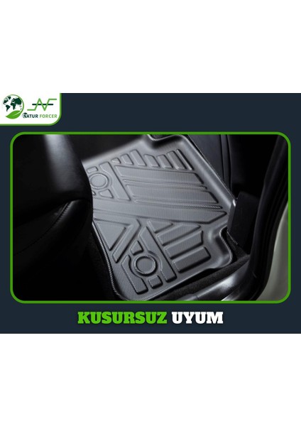 Togg T10x 2023 Ve Sonrası Uyumlu 4d Havuzlu Paspas Takımı