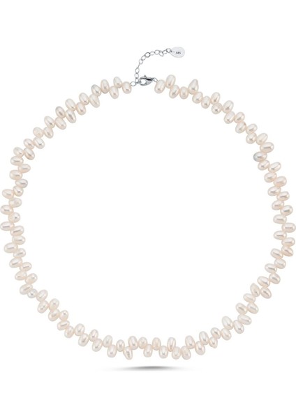 14 Ayar Altın 5 mm Barok Doğal İnci Kolye