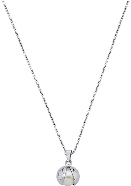 14 Ayar Altın 9 mm Doğal İnci Kolye