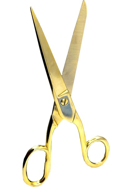 Altın Renkli Açılış - Tören Makası No:7" 17.5 cm