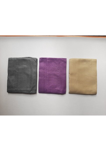 3 Adet Mikrofiber Mutfak Temizlik Bezi Kaliteli Cam ve Yüzey Temizlik Bezi