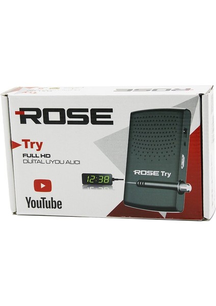 Rose Try Full Hd Dijital Uydu Alıcısı 1080P - HDMI - Wifi - Av - Youtube