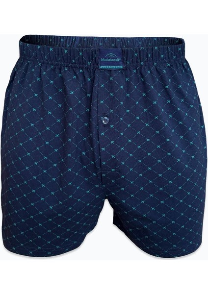 Erkek 3 Lü Lacivert Premium Collection Desenli Geniş Kalıp Büyük Beden Modal Boxer 3M254 fiyatları
