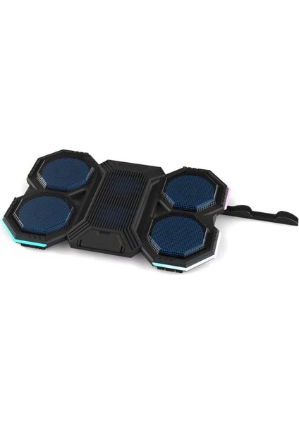 F12-1 Black 2600RPM Yüksek Devirli Fan Gaming Laptop Soğutucu Stand