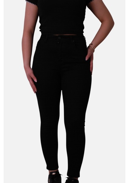 Siyah Kadın Jean Pantolon 3529