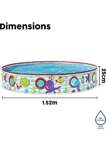 Eğlence Havuzu Fill 'n x Y25CM 1.52M Yeni fiyatları